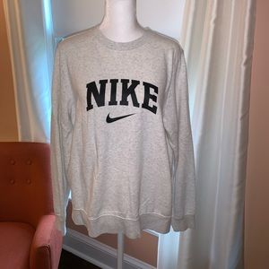 Nike light grey sweatshirt